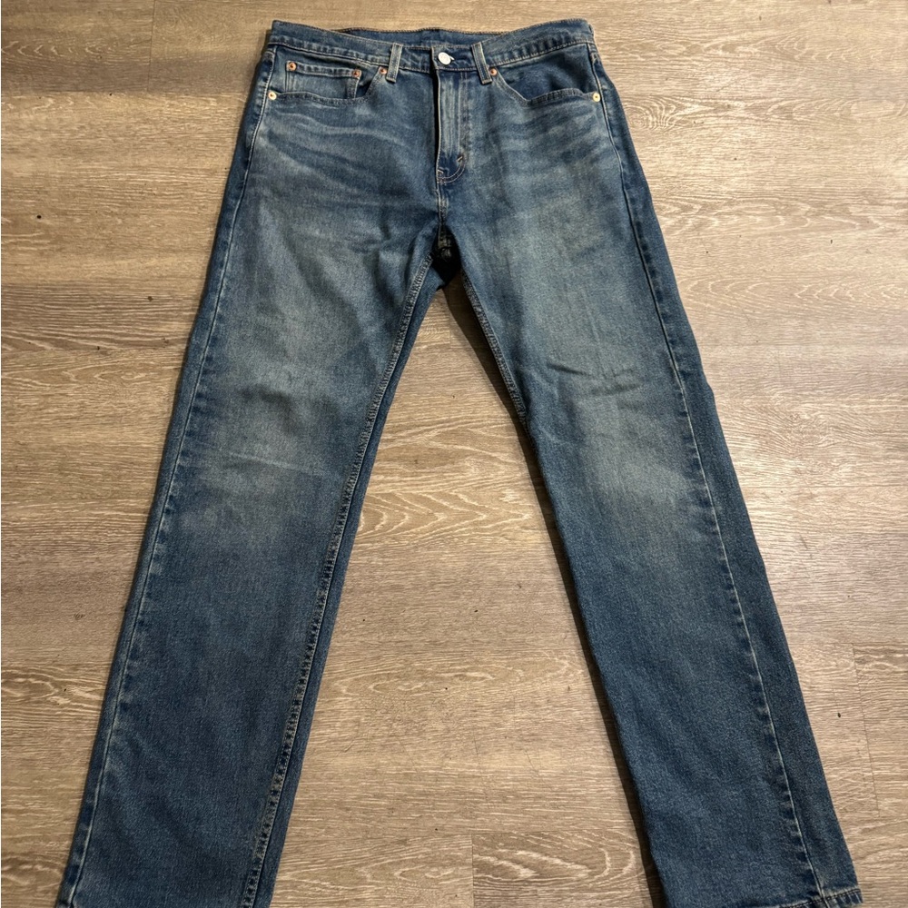 Levi's Men's Straight Fit Blue Jeans